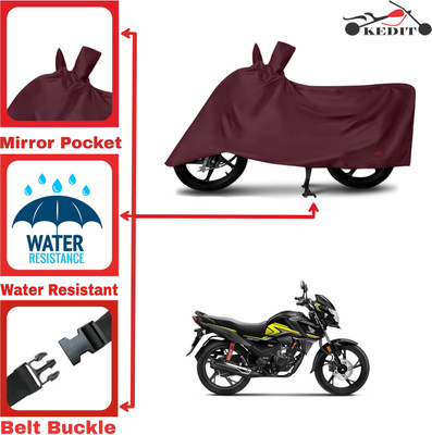 KEDIT Two Wheeler Cover for Honda(SP125, Maroon)