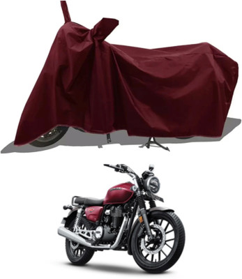WMIZEXA Waterproof Two Wheeler Cover for Universal For Bike(Hness CB350, Maroon)