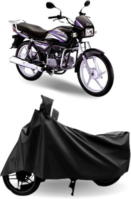 amtec Waterproof Two Wheeler Cover for Hero(Black)