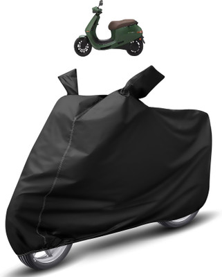 Auto Hub Waterproof Two Wheeler Cover for Ola(Black)