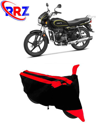 AutoGalaxy Waterproof Two Wheeler Cover for Hero(MotoCorp Splendor Plus, Black, Red)