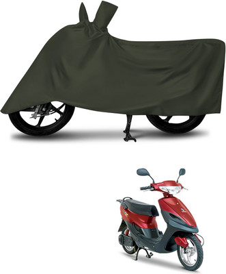 aosis Waterproof Two Wheeler Cover for Indus(Yo EXL, Green)