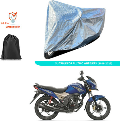 CODOKI Waterproof Two Wheeler Cover for Honda(CB Shine SP, Silver)
