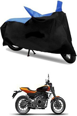MMSSTAR Waterproof Two Wheeler Cover for Harley Davidson(Blue, Black)