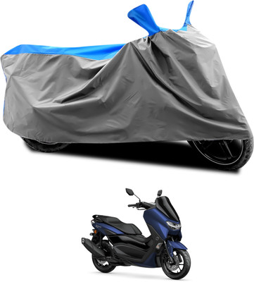 GOSHIV-car and bike accessories Waterproof Two Wheeler Cover for Yamaha(NMax 155, Grey, Blue)
