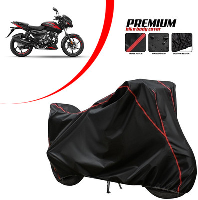 CODOKI Waterproof Two Wheeler Cover for Bajaj(Pulsar 125, Black)