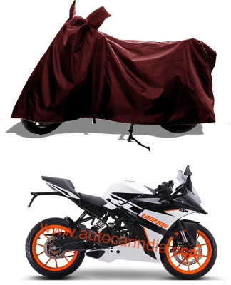 GROFATIK Two Wheeler Cover for KTM(RC 125 BS6, Maroon)