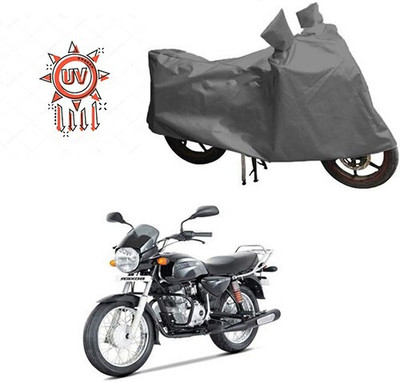 DeepShakshi AUTOMOTIVE Waterproof Two Wheeler Cover for Bajaj(Boxer, Grey)