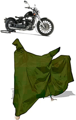 Amexride Two Wheeler Cover for Royal Enfield(Bobber 350, Maroon)