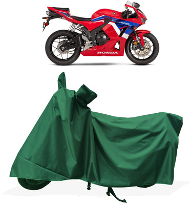 Tricway Two Wheeler Cover for Honda(CBR 600 RR, Green)