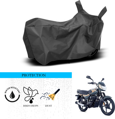ANTHUB Waterproof Two Wheeler Cover for Bajaj(CT 100, Black)