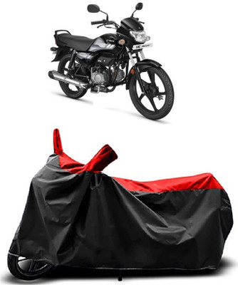 MMSSTAR Waterproof Two Wheeler Cover for Hero(HF Deluxe BS6, Red)
