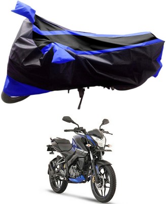 Genipap Two Wheeler Cover for Bajaj(Pulsar NS-160, Black, Blue)