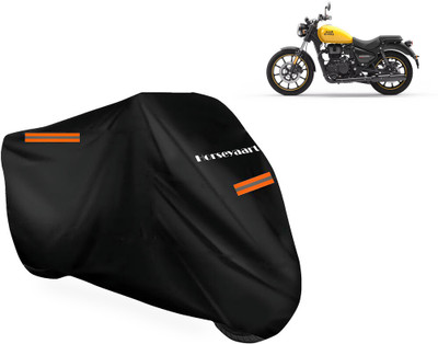 Horseyaart Waterproof Two Wheeler Cover for Royal Enfield(Meteor 350, Black)