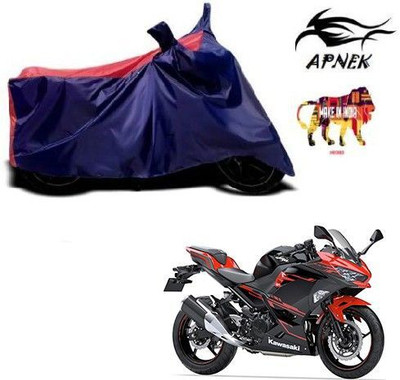 DeepShakshi AUTOMOTIVE Waterproof Two Wheeler Cover for Kawasaki(Ninja 250, Red, Blue)