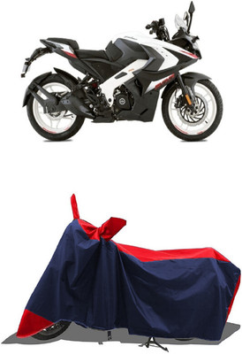 SUGASHRI Waterproof Two Wheeler Cover for Bajaj(Pulsar RS 200, Red, Blue)