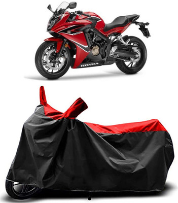 MMSSTAR Waterproof Two Wheeler Cover for Honda(CBR 650F, Red)