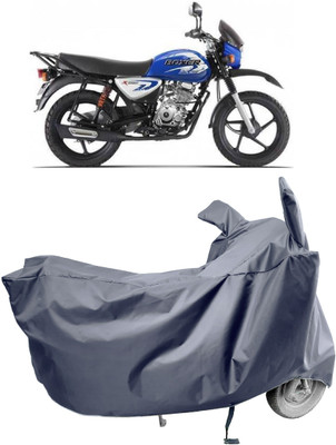 Amexride Two Wheeler Cover for Bajaj(Boxer AT, Grey)