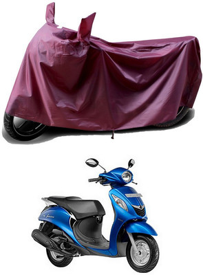 THE REAL ARV Waterproof Two Wheeler Cover for Yamaha(Fascino, Maroon)