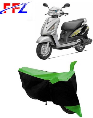 FFZ Two Wheeler Cover for Suzuki(Swish, Black, Green)