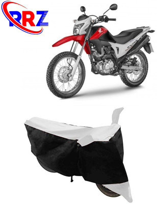 RRZ Waterproof Two Wheeler Cover for Honda(NXR 160, Black, White)