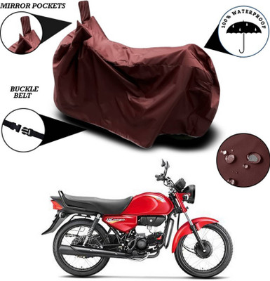 AASHTIK MART Two Wheeler Cover for Hero(HF Dawn, Maroon)