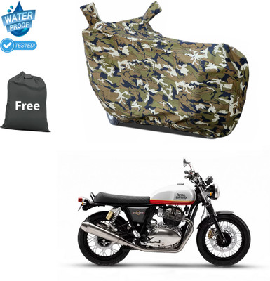 PAGORA Waterproof Two Wheeler Cover for Royal Enfield(Interceptor 650, Yellow)
