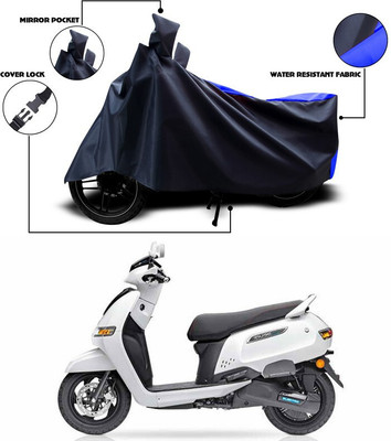 ANTHUB Waterproof Two Wheeler Cover for TVS(Blue)