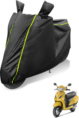 Auto Hub Waterproof Two Wheeler Cover for Honda(Activa 5G, Black)