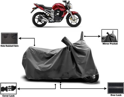 Amexride Two Wheeler Cover for Yamaha(FZ16, Grey)