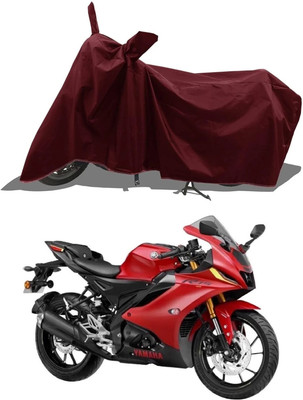 KANISHA ENTERPRISES Waterproof Two Wheeler Cover for Yamaha(R15 V3, Maroon)