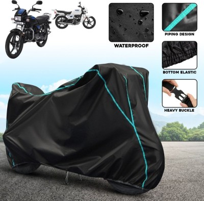 xodi Waterproof Two Wheeler Cover for Hero(Splendor, Black, Blue)