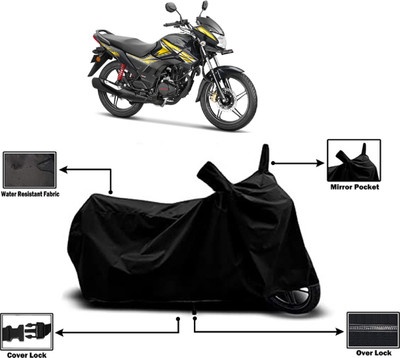 Amexride Two Wheeler Cover for Honda(CB, Black)