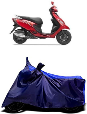 VESMEI Two Wheeler Cover for TVS(Zest 110 BS6, Blue)