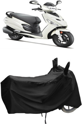 Autoprime Two Wheeler Cover for Hero(Electric Dash BS6, Black)