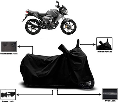 KEDIT Two Wheeler Cover for Honda(Dazzler, Black)