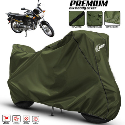 xodi Waterproof Two Wheeler Cover for Hero(Passion Xpro, Green, Black)