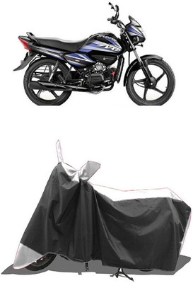 SUGASHRI Waterproof Two Wheeler Cover for Hero(Splendor NXG, White, Black)