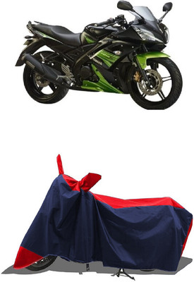 SUGASHRI Waterproof Two Wheeler Cover for Yamaha(YZF R15S, Red, Blue)