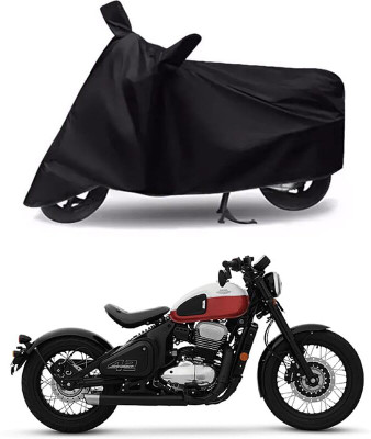 AASHTIK MART Two Wheeler Cover for JAWA(42 BS6, Black)