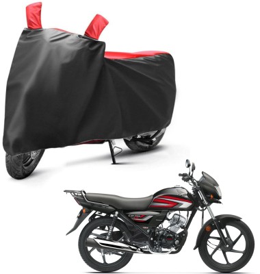 sowelar Waterproof Two Wheeler Cover for Honda(CD 110 Dream, Black, Red)