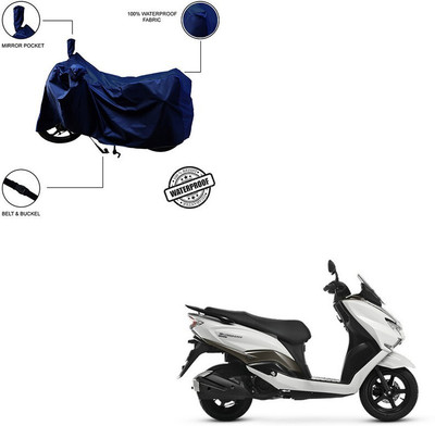 Furnish Flow Waterproof Two Wheeler Cover for Suzuki(Burgman Street 125, Blue)