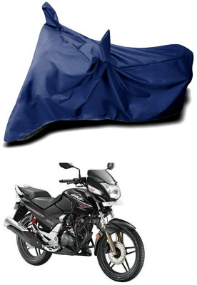 KEDIT Two Wheeler Cover for Hero(CBZ, Blue)