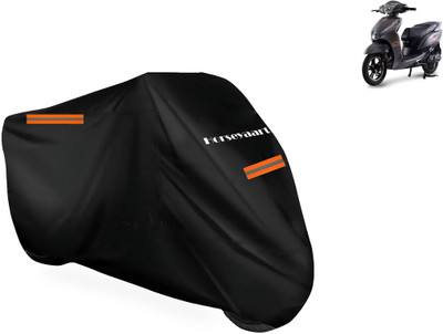 Horseyaart Waterproof Two Wheeler Cover for Ampere(Magnus BS6, Black)