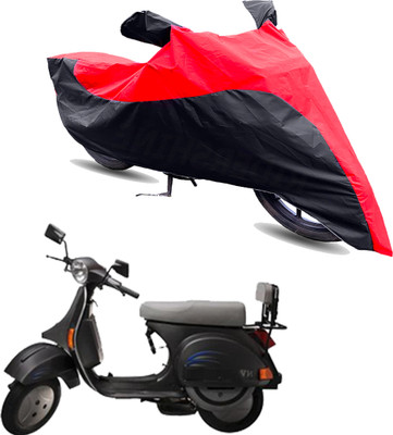 Motodreka Two Wheeler Cover for LML(NV, Red, Black)