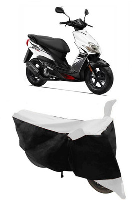 Varnwal E Commerce Waterproof Two Wheeler Cover for Yamaha(Jog R, White, Black)