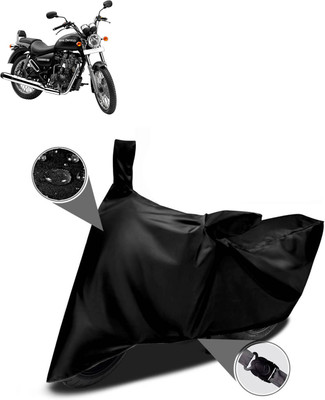 DeepShakshi AUTOMOTIVE Two Wheeler Cover for Royal Enfield(Thunderbird 500, Black)