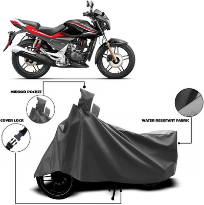 MMSSTAR Waterproof Two Wheeler Cover for Hero(Xtreme Sports, Grey)
