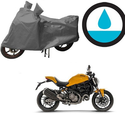 DeepShakshi AUTOMOTIVE Waterproof Two Wheeler Cover for Ducati(Monster 821, Grey)