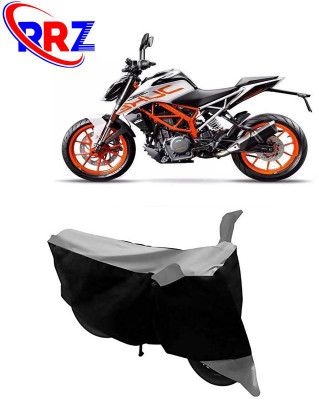 RRZ Waterproof Two Wheeler Cover for KTM(Duke 390, Black, Grey)